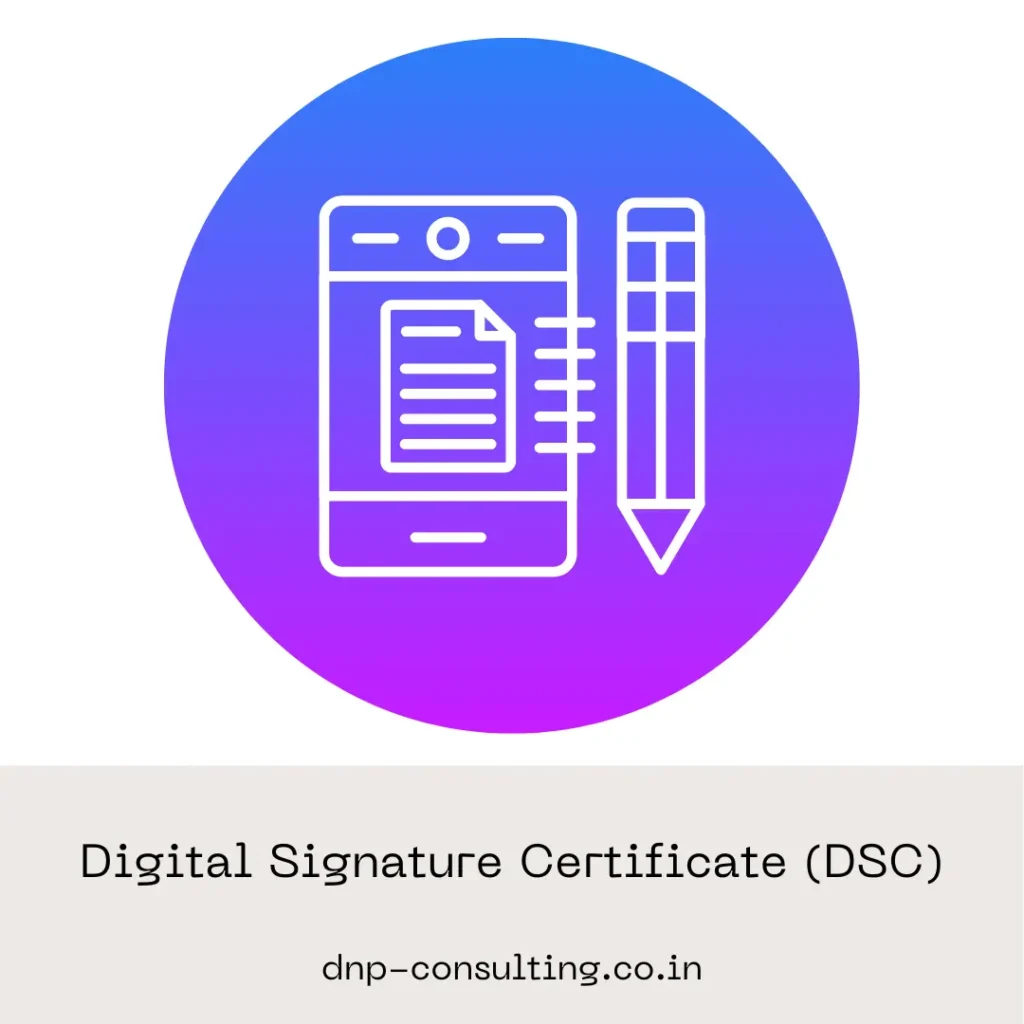 digital signature certificate (dsc)